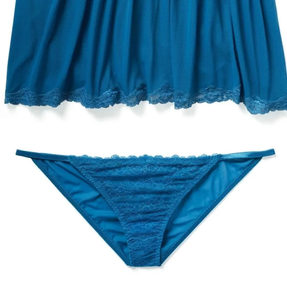AM Mesh CHEEKINI Panties String Emerald Green